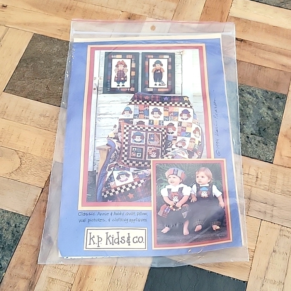 K.p. Kids & Co. - Classic Annie & Andy Quilt, Pillow, Clothing Patterns